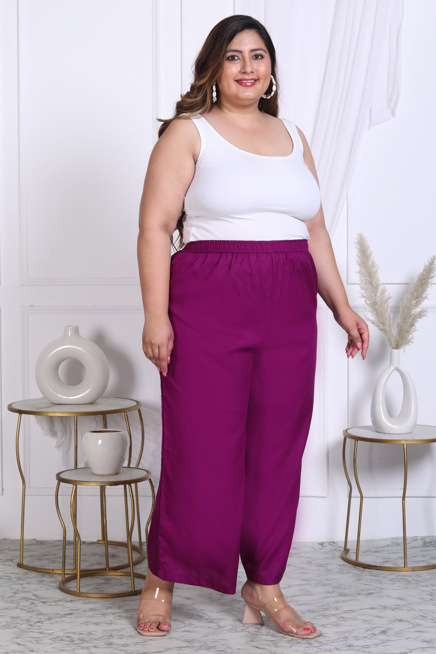 Relaxed fit Palazzo ( Pack of 4)