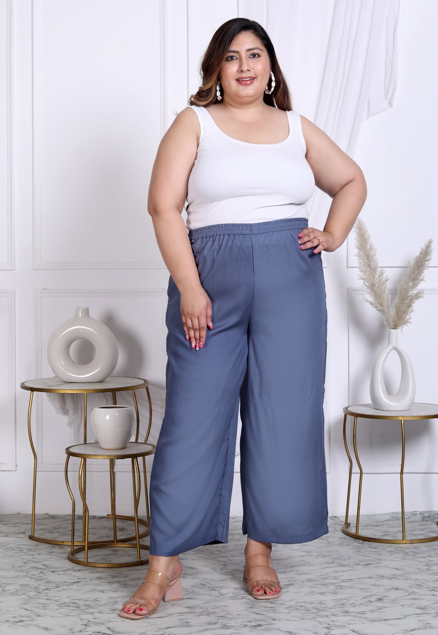 Relaxed fit Palazzo ( Pack of 4)