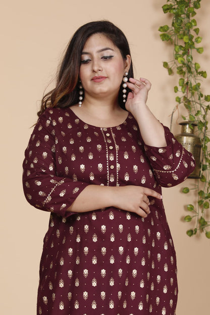 Exclusive Printed Straight Kurtis